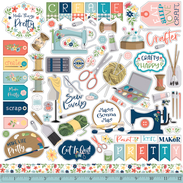 CBCR137014 Craft Create Element Sticker